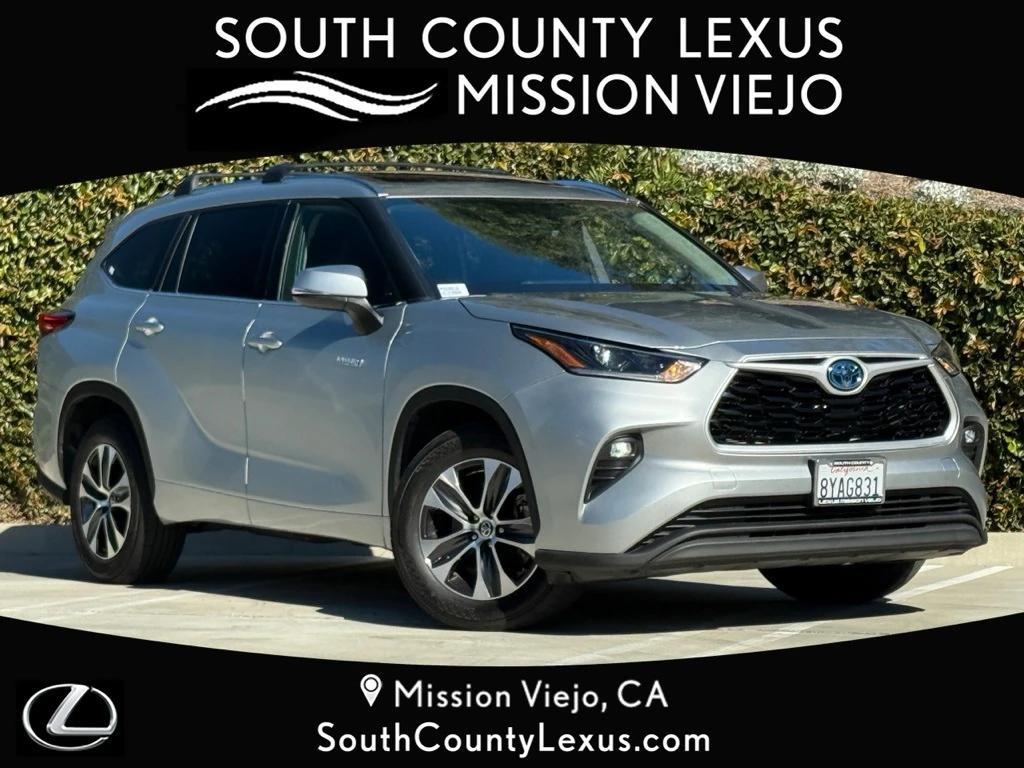 used 2021 Toyota Highlander Hybrid car, priced at $33,991