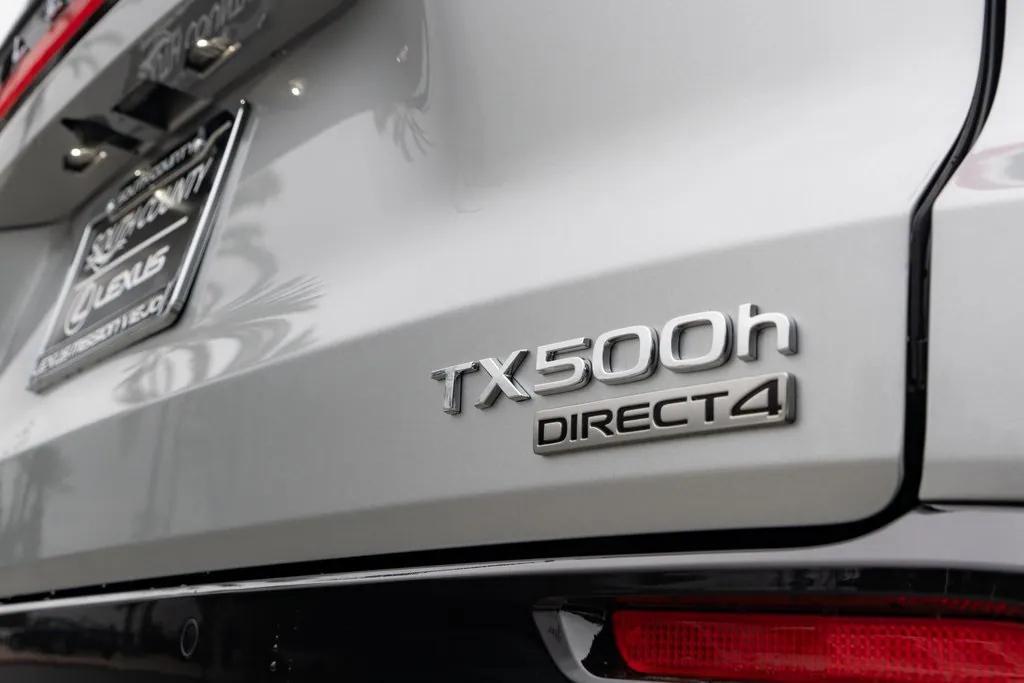 new 2025 Lexus TX 500h car, priced at $74,848