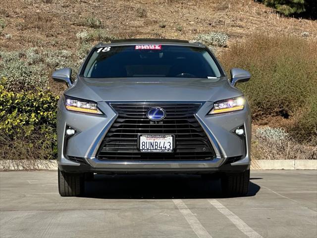 used 2018 Lexus RX 450h car, priced at $31,440