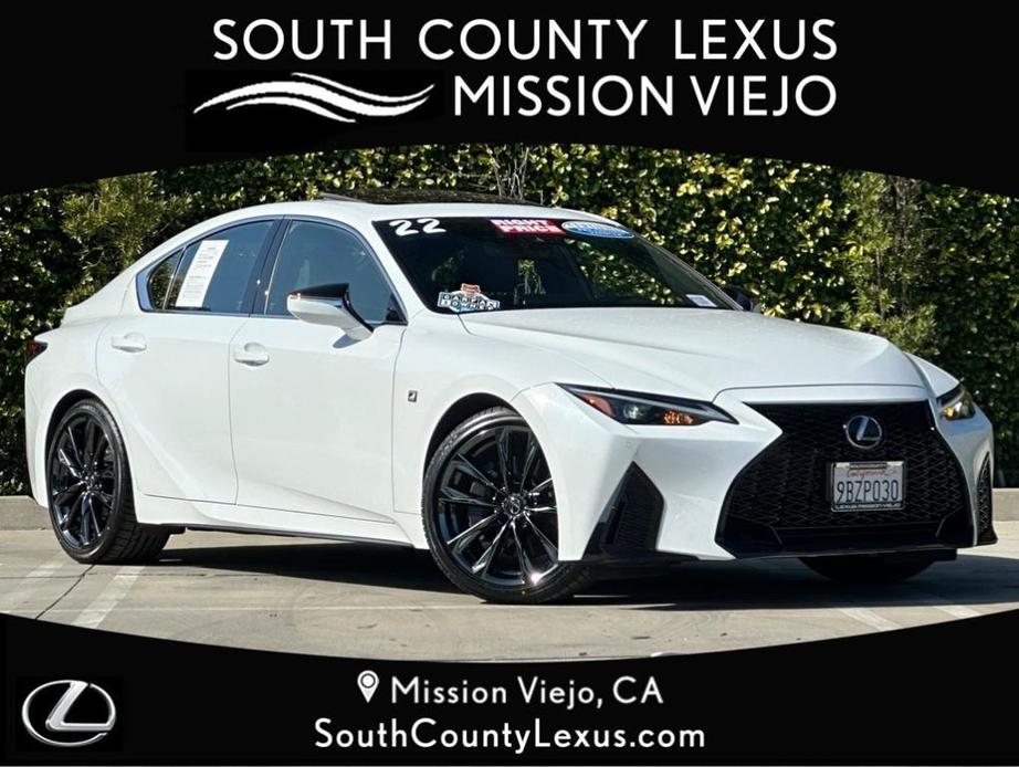 used 2022 Lexus IS 350 car, priced at $43,500