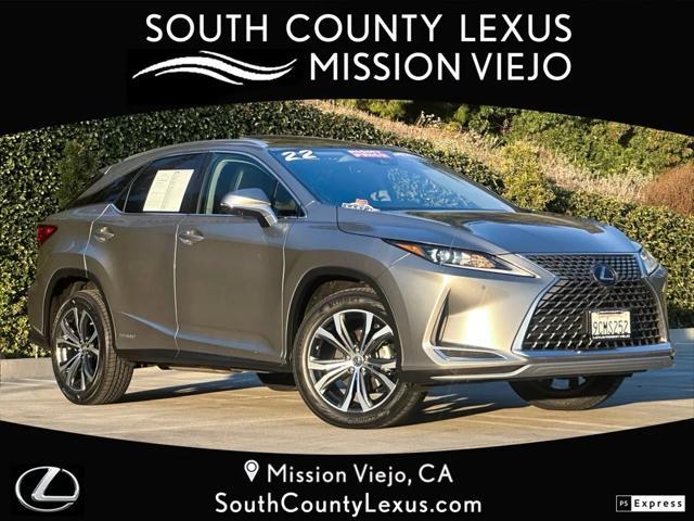 used 2022 Lexus RX 450h car, priced at $46,500