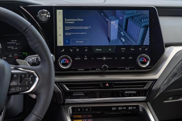new 2025 Lexus TX 500h car, priced at $76,164