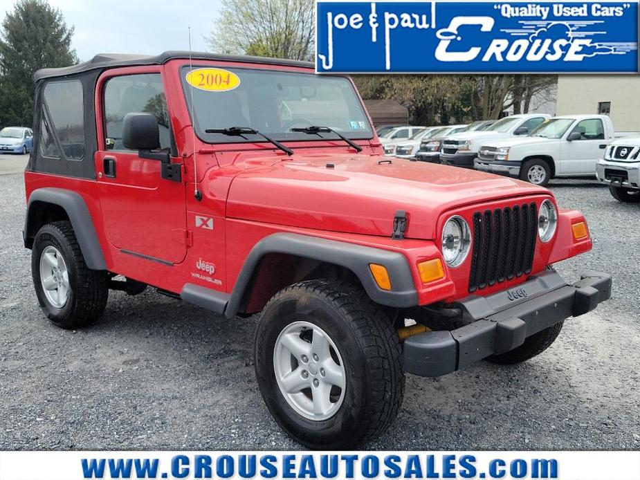 used 2004 Jeep Wrangler car, priced at $14,995