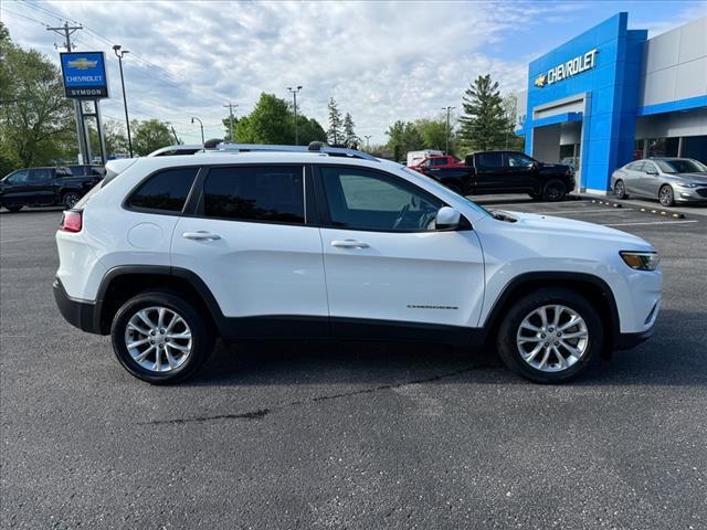 used 2021 Jeep Cherokee car, priced at $17,987