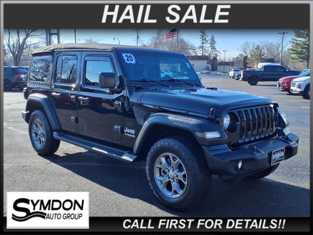 used 2020 Jeep Wrangler Unlimited car, priced at $28,312