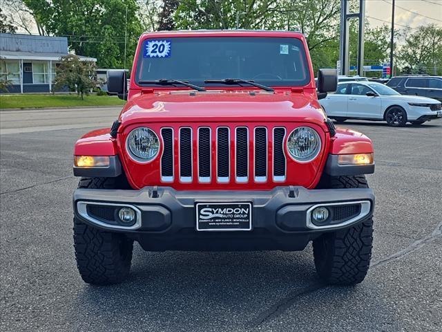 used 2020 Jeep Wrangler Unlimited car, priced at $28,873