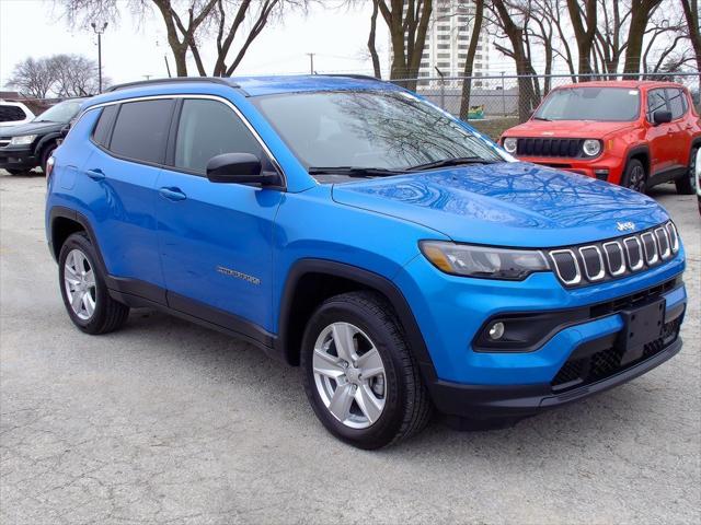 used 2022 Jeep Compass car, priced at $24,246