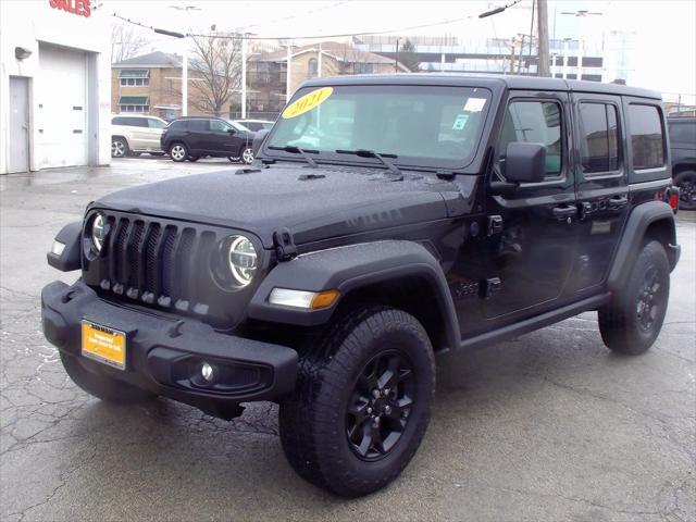 used 2021 Jeep Wrangler car, priced at $29,404