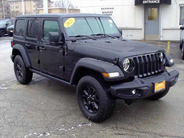 used 2021 Jeep Wrangler car, priced at $29,404