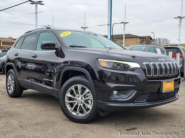 used 2021 Jeep Cherokee car, priced at $22,343