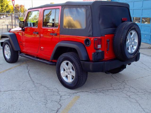 used 2018 Jeep Wrangler JK Unlimited car, priced at $20,404