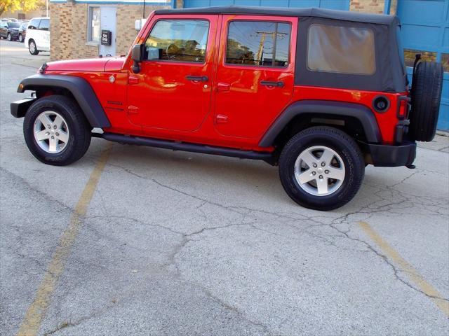 used 2018 Jeep Wrangler JK Unlimited car, priced at $20,404