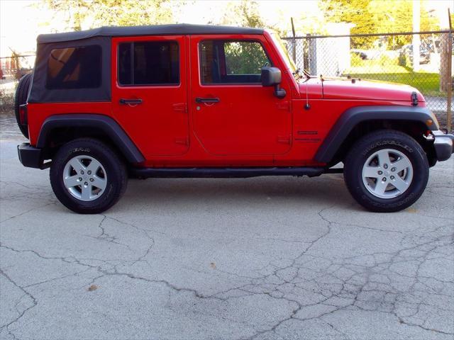 used 2018 Jeep Wrangler JK Unlimited car, priced at $20,404