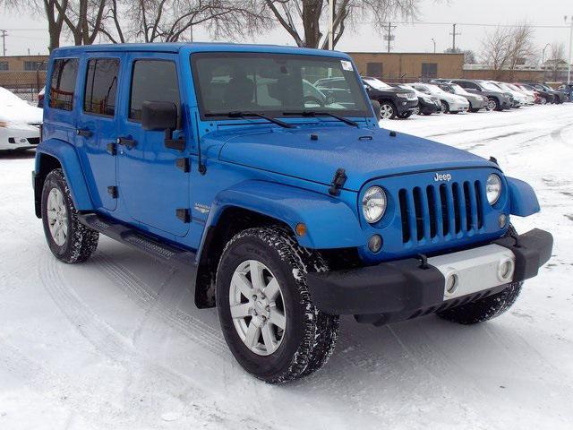 used 2015 Jeep Wrangler Unlimited car, priced at $18,989