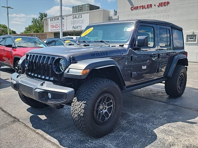 used 2023 Jeep Wrangler car, priced at $36,252