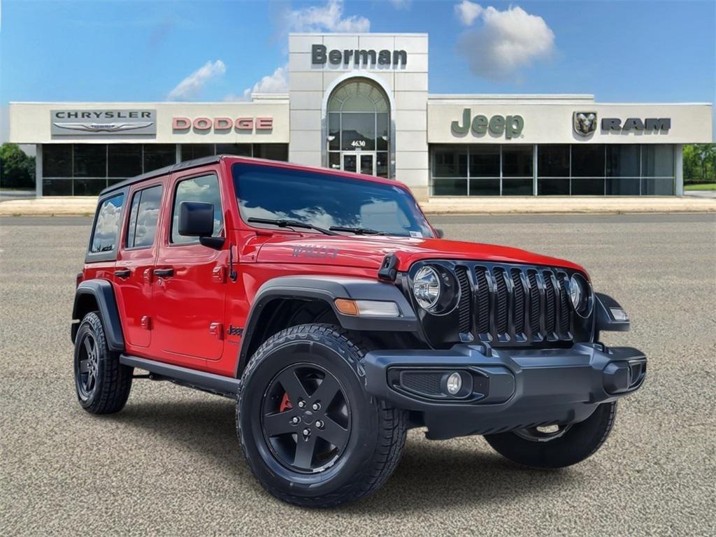 used 2021 Jeep Wrangler Unlimited car, priced at $26,997