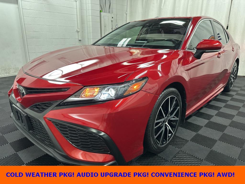 used 2021 Toyota Camry car, priced at $19,500