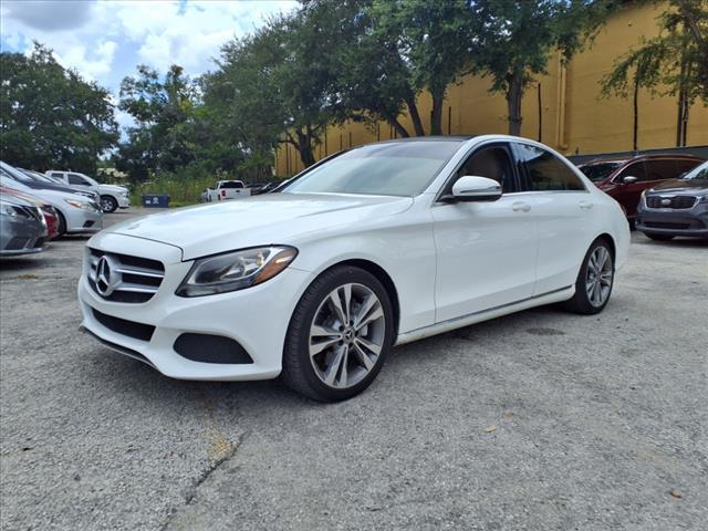 used 2018 Mercedes-Benz C-Class car, priced at $10,995
