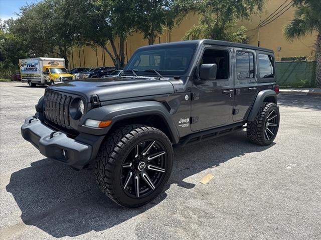used 2021 Jeep Wrangler Unlimited car, priced at $21,995