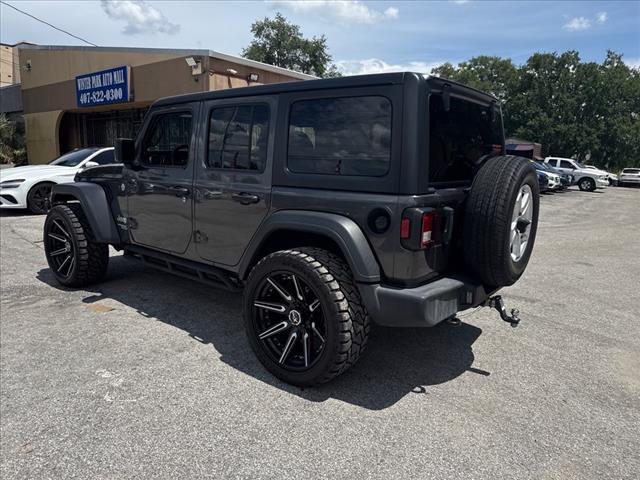 used 2021 Jeep Wrangler Unlimited car, priced at $21,995