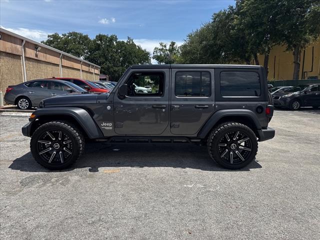 used 2021 Jeep Wrangler Unlimited car, priced at $21,995