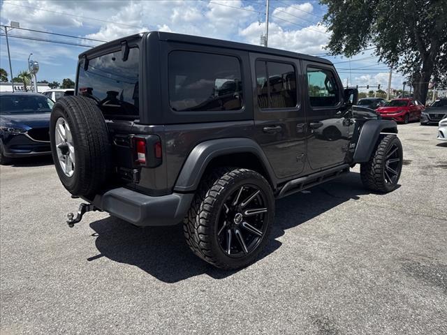 used 2021 Jeep Wrangler Unlimited car, priced at $21,995