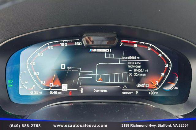 used 2021 BMW M550 car, priced at $37,990