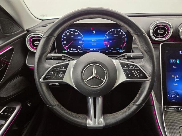 used 2023 Mercedes-Benz C-Class car, priced at $37,998