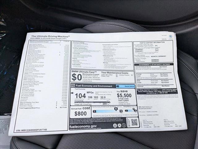 new 2025 BMW i4 Gran Coupe car, priced at $60,775