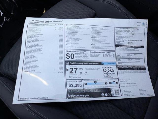 used 2025 BMW X3 car, priced at $65,185