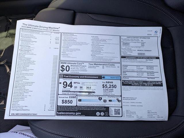 new 2025 BMW i4 Gran Coupe car, priced at $75,975
