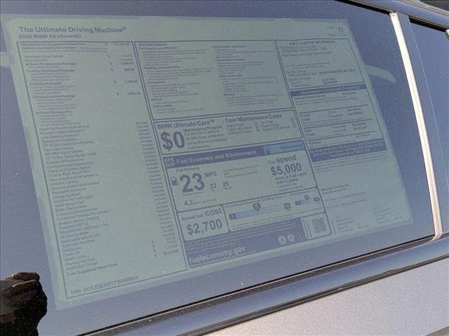 new 2026 BMW X6 car, priced at $83,475