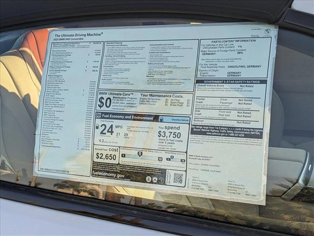 new 2025 BMW 840 car, priced at $107,710