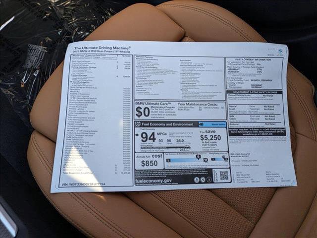 new 2025 BMW i4 Gran Coupe car, priced at $75,475