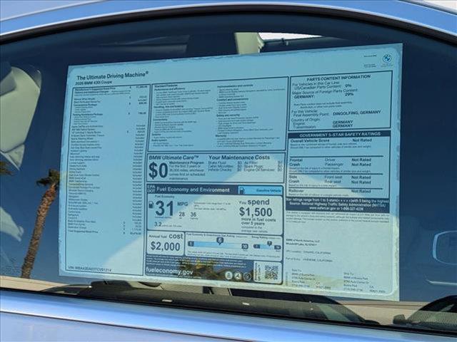 new 2026 BMW 430 car, priced at $55,470