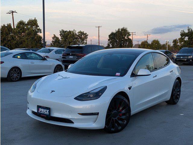 used 2023 Tesla Model 3 car, priced at $32,995