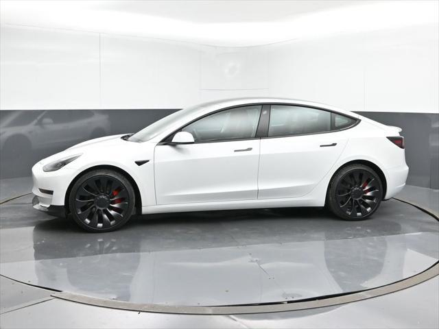 used 2023 Tesla Model 3 car, priced at $34,991