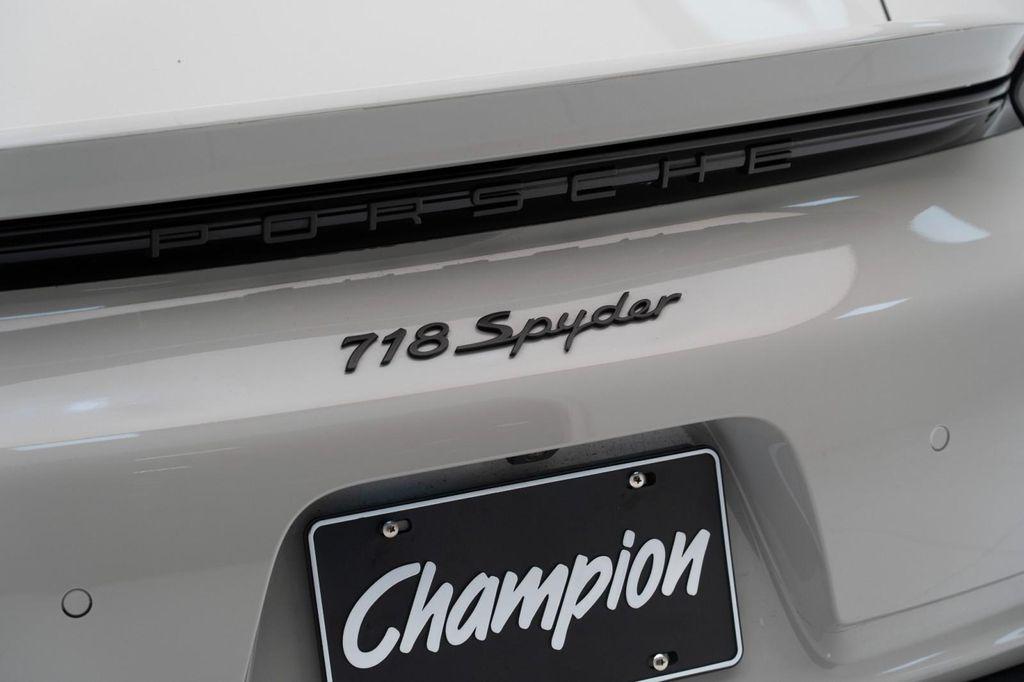 used 2021 Porsche 718 Spyder car, priced at $113,900