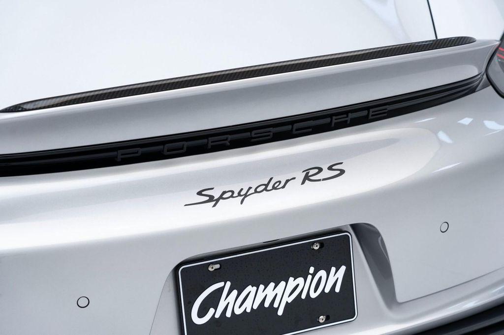 used 2025 Porsche 718 Spyder car, priced at $220,900