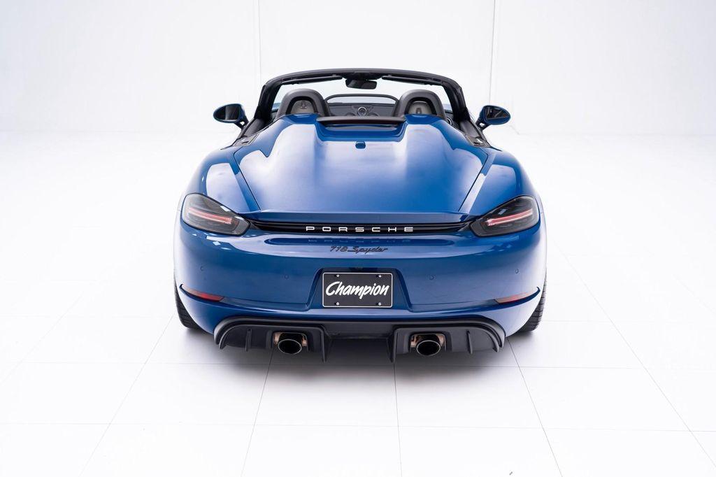 used 2022 Porsche 718 Spyder car, priced at $132,900