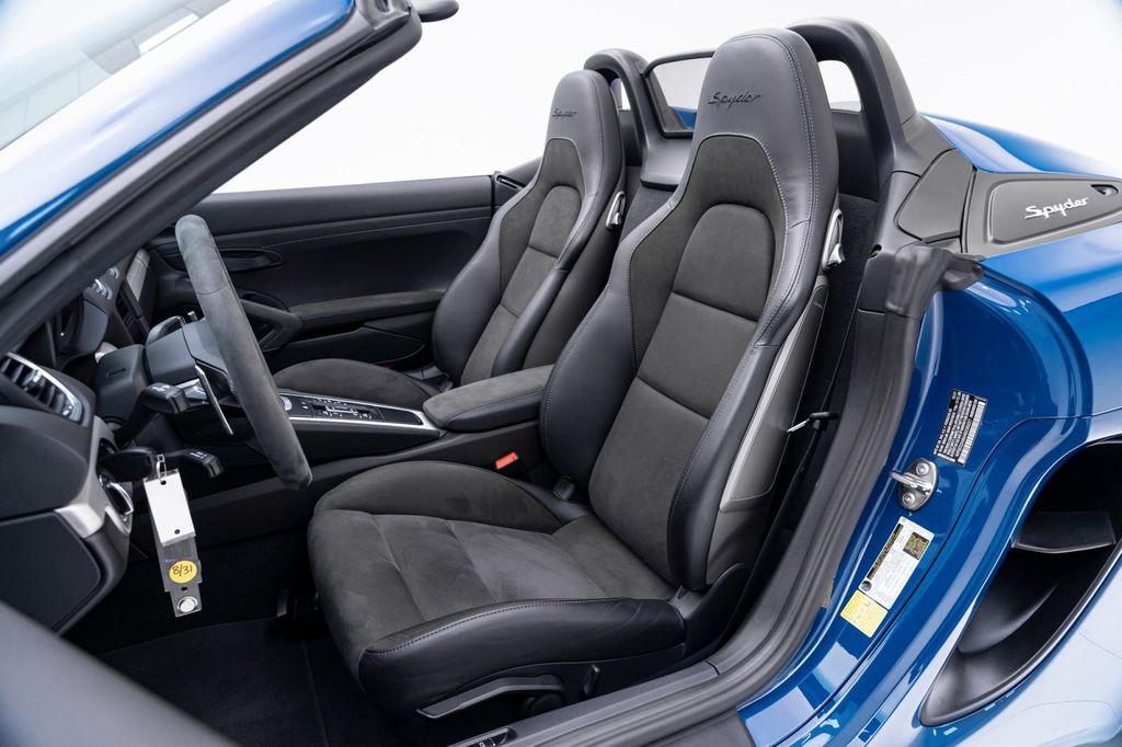 used 2022 Porsche 718 Spyder car, priced at $132,900