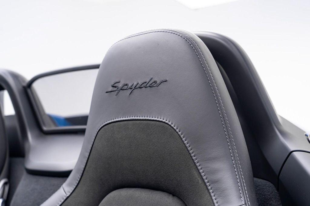 used 2022 Porsche 718 Spyder car, priced at $132,900