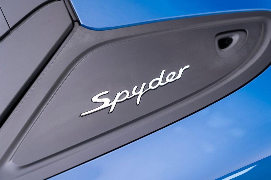 used 2022 Porsche 718 Spyder car, priced at $132,900