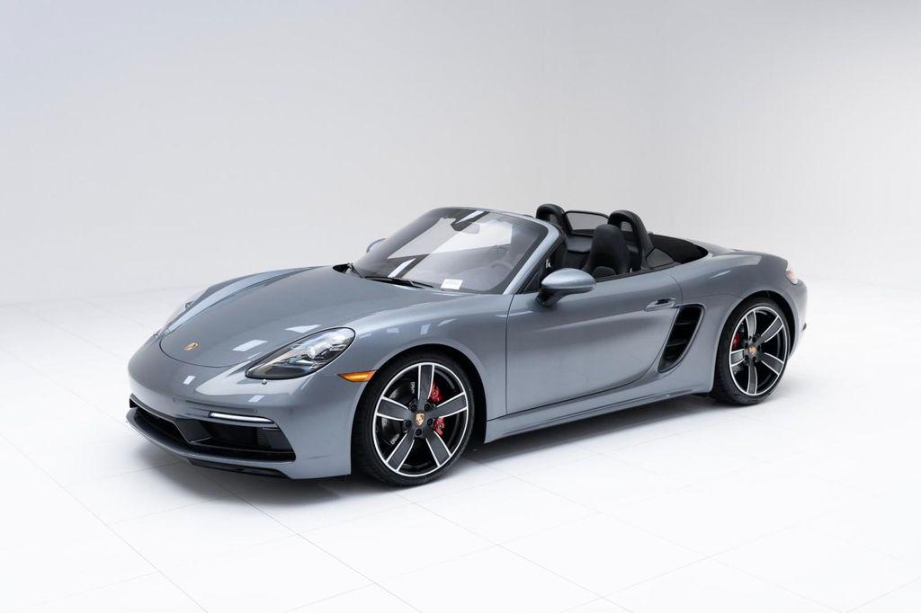 new 2025 Porsche 718 Boxster car, priced at $111,385