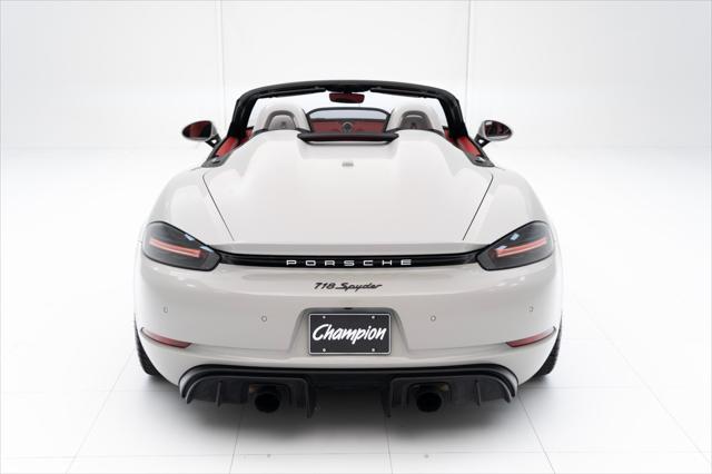 used 2021 Porsche 718 Spyder car, priced at $115,900