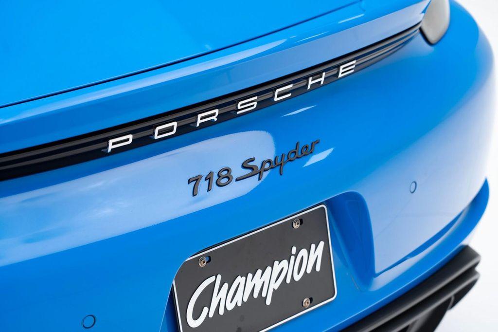 used 2023 Porsche 718 Spyder car, priced at $139,900