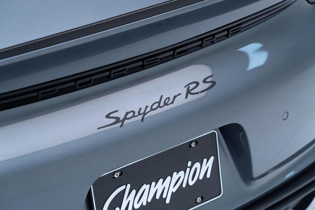 used 2024 Porsche 718 Spyder car, priced at $212,900