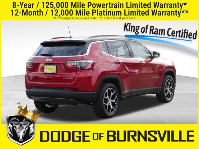 used 2024 Jeep Compass car, priced at $27,300