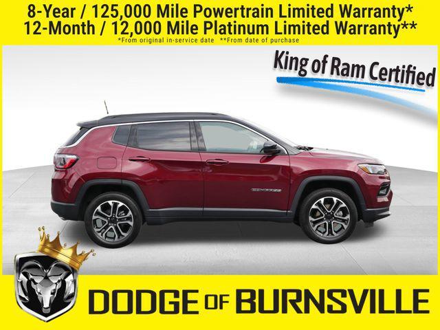 used 2022 Jeep Compass car, priced at $23,500