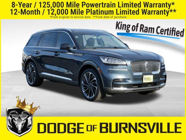 used 2022 Lincoln Aviator car, priced at $43,300